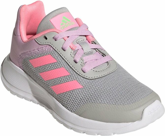 Adidas tensaur run 2 0 kids grijs rose GZ6687 Cowa sport