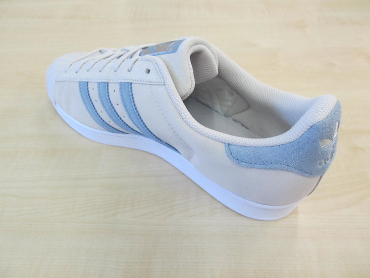 adidas superstar slip on blauw