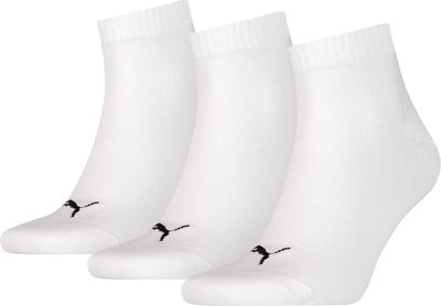 Puma enkelsokken 3 pack wit 271080001300