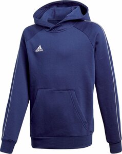 Adidas core 18 hoody y blauw wit CV3430