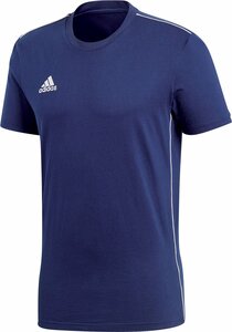 Adidas core 18 tee donkerblauw wit CV3981