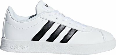 Adidas VL Court 2 0 jr wit zwart DB1831