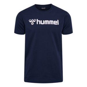 Hummel logo shirt hmlmover cotton ss tee navy 2055827026