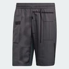 Adidas club graphic short 9 donkergrijs zwart HB9083