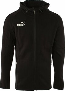 Puma team final hooded jacket zwart 65738303
