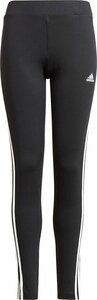 Adidas designed 2 move 3 stripes legging junior zwart wit GN1453