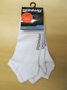 Donnay sneakersokjes 3-pack wit 470061001