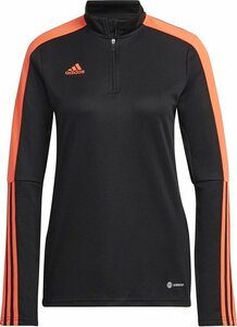 Adidas tiro trainingstop dames zwart rood HU0319