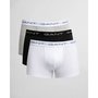 Gant boxershorts 3pack wit zwart grijs 3003