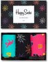 Happy socks Halloween giftbox 3pack zwart rose groen XHAL089000