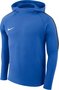Nike dry academy football hoody blauw navy AH9608463
