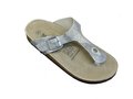 Blue Motion teenslippers model 1 zilver met  motief