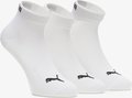 Puma sneakersokken 3 pack wit 261080001