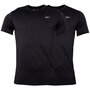 Reebok Clancy zwart sportshirt heren 2pack C8263