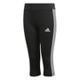 Adidas equipment 3 stripes 3 4 tight junior zwart wit DV2760