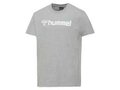 Hummel logo shirt hmlmover cotton ss tee grijs 2055822006