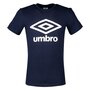 Umbro large logo tee navy wit UMTM0138