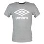 Umbro large logo tee grijs wit UMTM0138