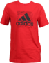 Adidas logo t shirt junior vivid red HS5276