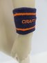 Craft zweetband pols 2 stuks paars oranje 19033412463