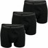 French Connection boxershorts 3pack zwart TGISA_