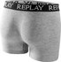 Replay boxershorts 3pack wit grijs zwart 1101102V002N174_
