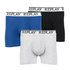 Replay boxershorts 3pack blauw grijs zwart M605001E56_