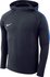 Nike dry academy football hoody navy blauw AH9608451_