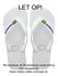 Havaianas top dames slippers wit_