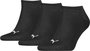 Puma sneakersokken 3 pack zwart 261080001_