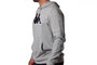 Kappa logo tairiti hooded sweater grey md mel zwart 303GCJ0902_