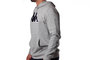Kappa logo tairiti hooded sweater grey md mel zwart 303GCJ0902_