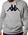 Kappa logo tairiti hooded sweater grey md mel zwart 303GCJ0902_