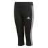 Adidas equipment 3 stripes 3 4 tight junior zwart wit DV2760_