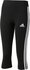 Adidas equipment 3 stripes 3 4 tight junior zwart wit DV2760_