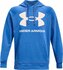 Under Armour rival fleece big logo hoodie blauw 1357093787_