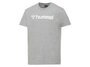 Hummel logo shirt hmlmover cotton ss tee grijs 2055822006_