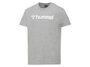 Hummel logo shirt hmlmover cotton ss tee grijs 2055822006_