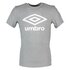 Umbro large logo tee grijs wit UMTM0138_