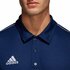 Adidas core 18 polo donkerblauw wit CV3589_